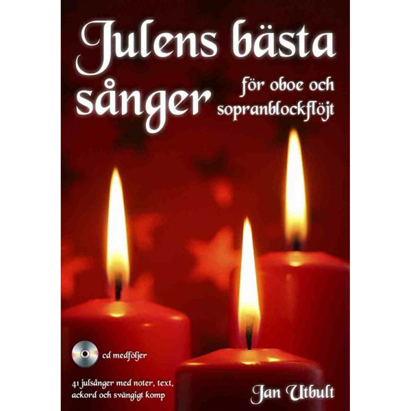 Julens bästa sånger för Obo/Blokkfløyte m/ CD - Jan Utbult