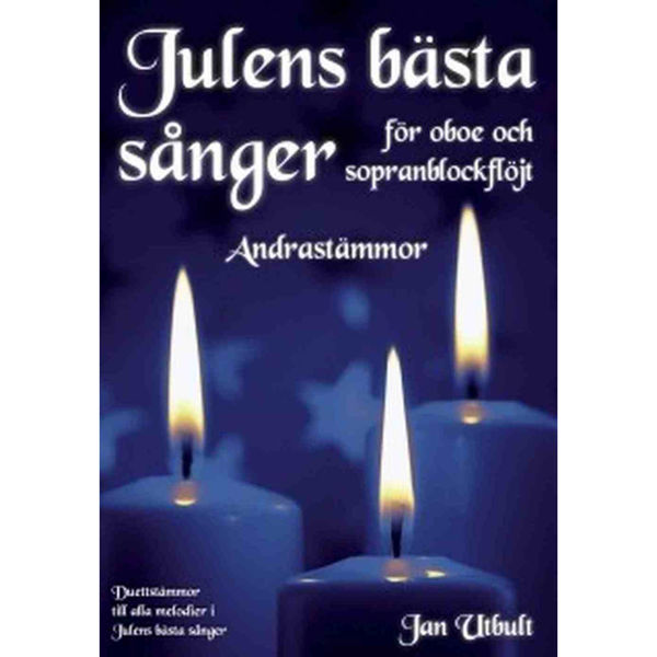 Julens bästa sånger för Obo/Blokkfløyte - Andra stämmor -  Jan Utbult