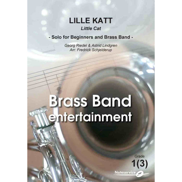 Lille katt - Solo for Nybegynnere og Brass Band BB1(3) Riedel-Lindgren, Fredrick Schjelderup