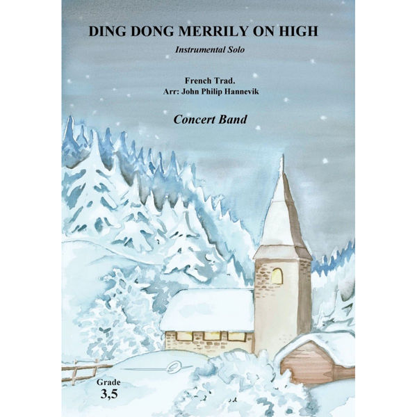 Ding Dong Merrily on High - Instrumental Solo+CB3,5 Trad/Arr: Philip Hannevik