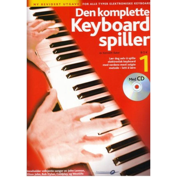 Den Komplette Keyboardspiller 1 m/CD Rev. Norsk Utg.