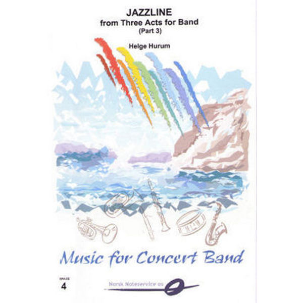 Jazzline from Three Acts for band CB4 Helge Hurum