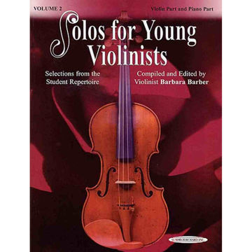 Solos for Young Violinists Vol. 2. Barbara Barber. Violin and Piano Book