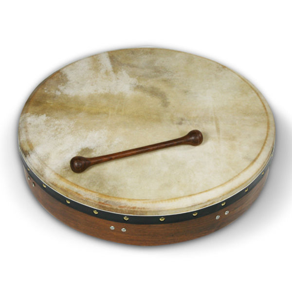 Bodhran Apica A100780, Stembar 18/46cm m/Naturskinn