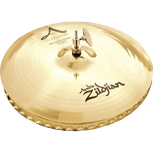 Hi-Hat Zildjian A. Custom, Mastersound 15, Brilliant, Pair