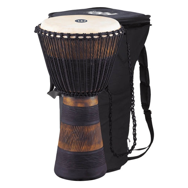 Djembe Meinl ADJ3-XL, X-Large Wood w/Rope Tuning 13, Inkl. Bag