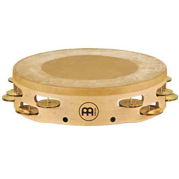 Tamburin Meinl AE-MTAH2B, Artisan Edition, Dobbel,10 m/Skinn, Brass Jingles, Calf Head