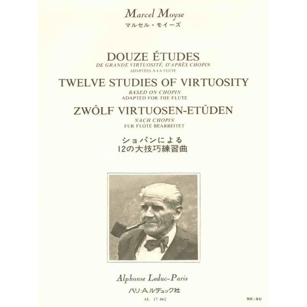 Twelve studies of virtuosity for flute - Marcel Moyse