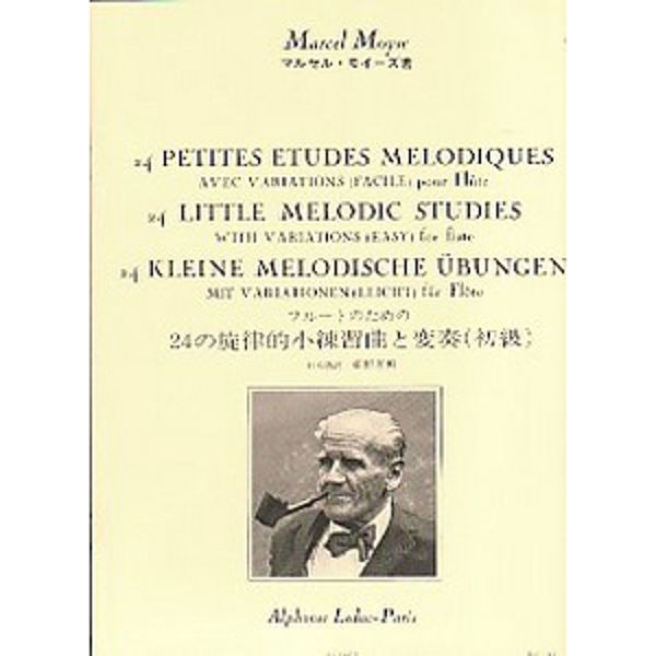 24 Little Melodic Studies for Flute - Marcel Moyse