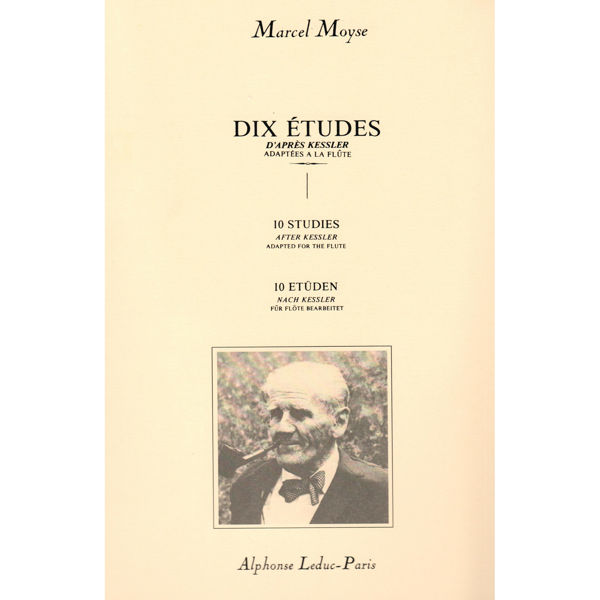 10 Studies for Flute After Kessler / Dix Etudes DApres Kessler, Marcel Moyse