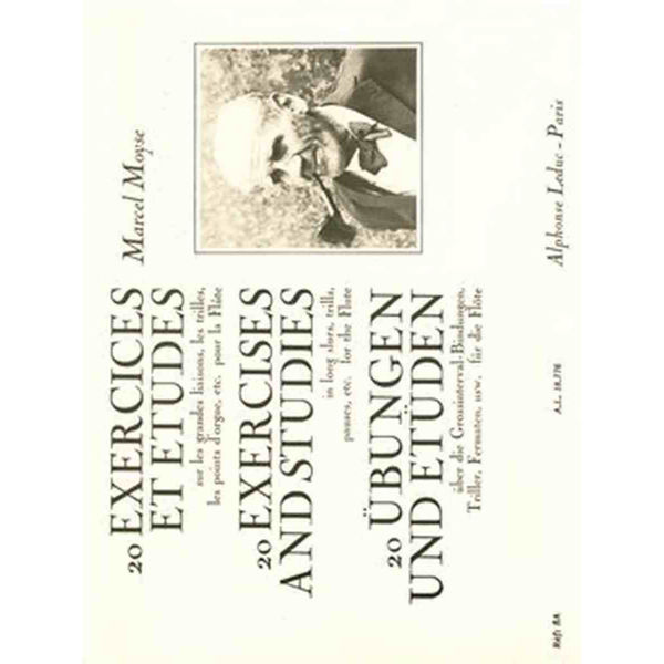 20 exercises and studies for flute - Marcel Moyse