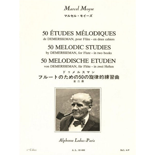 Marcel Moyse: 50 Melodic Studies after Demersseman, Op. 4 - Volume 1 (Flute)