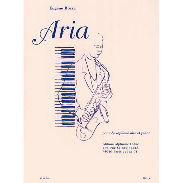 Eugene Bozza: Aria pour Saxophone alto et Piano