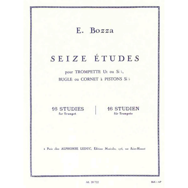 16 Etudes Trompette, Eugene Bozza