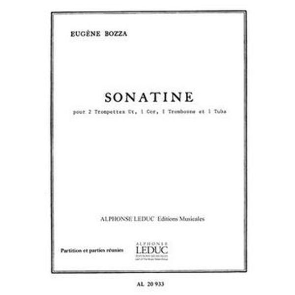 Sonatine, Duets. Eugene Bozza. Trumpet/Trombone/Tuba
