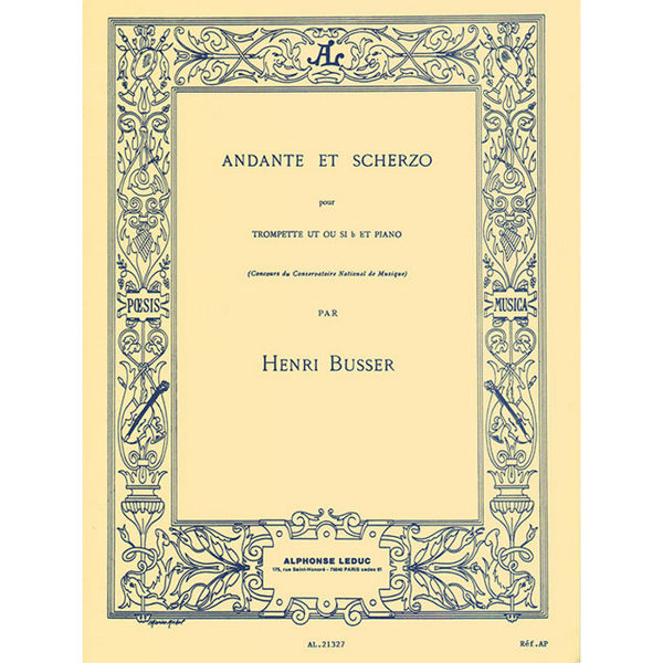 Andante et scherzo - Henri Busser. Trompet og piano