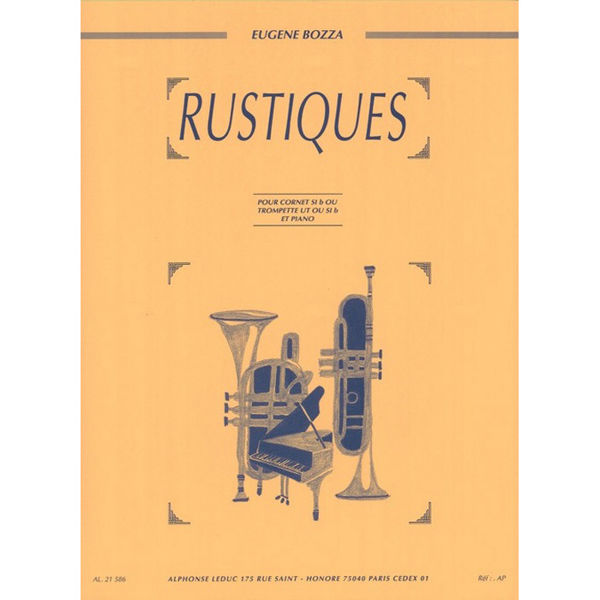 Rustiques. Eugene Bozza.Trumpet Bb and Piano