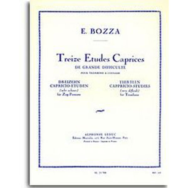 13 Cappricio-Studies (Very Difficult) for Trombone - Bozza