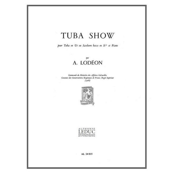 Tuba Show, Lodeon, Tuba in C or Tenor Horn Bb and Piano