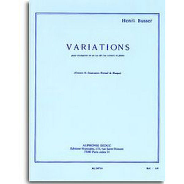 Variations - Trompet and Piano - Busser