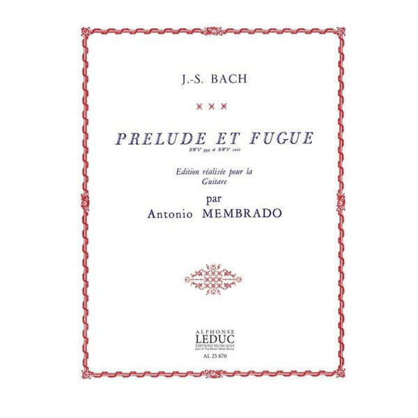 Prelude et Fugue BWV 999/1000 - Guitar - Bach