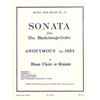 Sonata, from Die Bankelsangerlieder. Brass Quintet