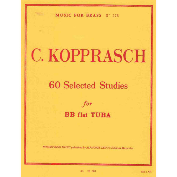 Kopprasch 60 Selected Studies for Tuba