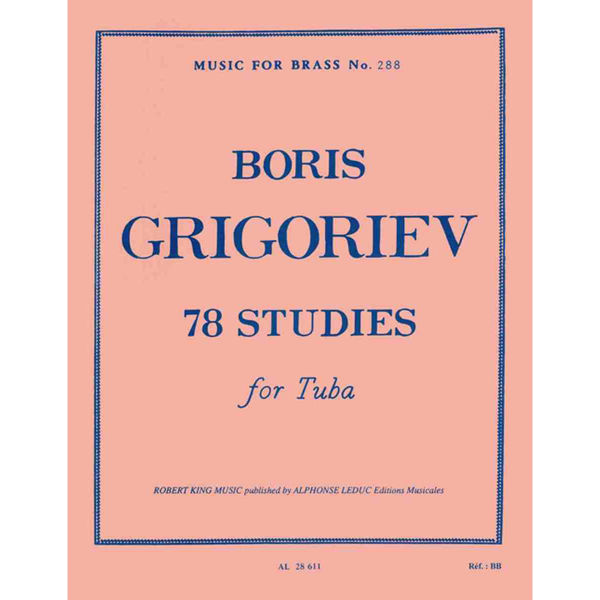 Grigoriev 78 Studies for Tuba