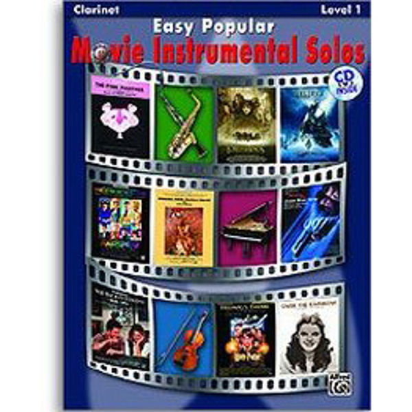 Easy Popular Movie Instrumental Solos Clarinet/CD