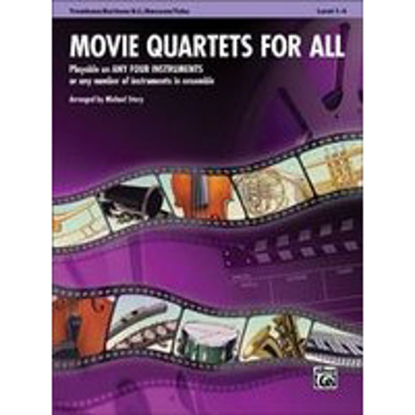 Movie quartets for all Trombone/Euphonium/Bassoon/Tuba