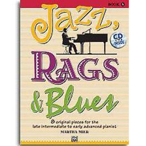 Jazz, Rags & Blues 5 m/cd. Martha Mier. Piano.