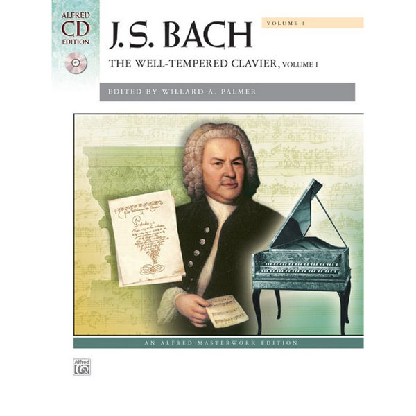 The Well-Tempered Clavier Vol 1, Johann Sebastian Bach - Piano solo Alfred CD-edition