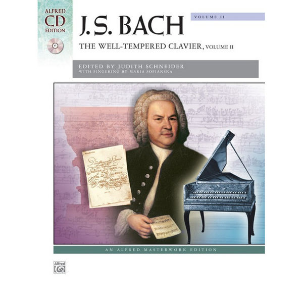 The Well-Tempered Clavier Vol 2, Johann Sebastian Bach - Piano solo Alfred CD-edition