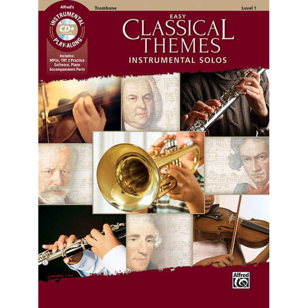 Easy Classical Themes Instrumental Solos Clarinet Book + CD