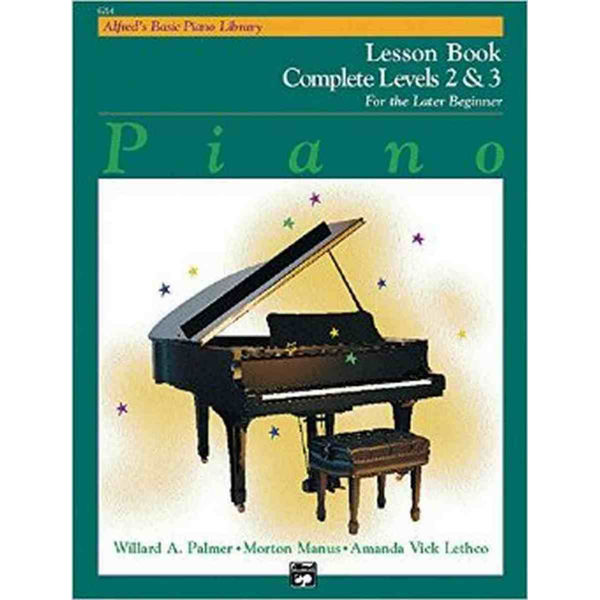 Alfreds Basic Piano Library Lesson Book For the later beginner Level 2-3