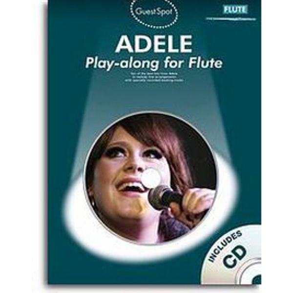 Guest Spot - Adele Play-along for Flute, Book with CD