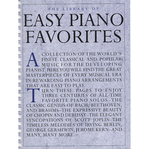 The Library Of Easy Piano Favorites