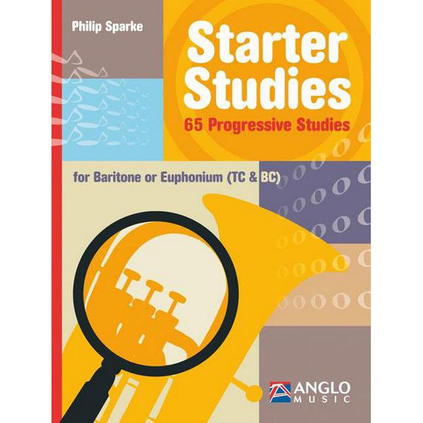 Starter Studies, Baritone or Euphonium TC. 65 progressiv studies. Philip Sparke