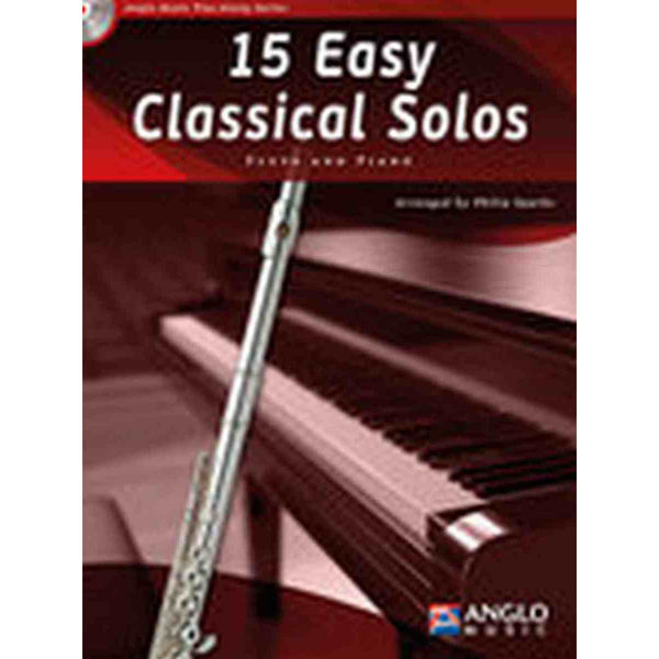 15 Easy Classical Solos for Flute and Piano