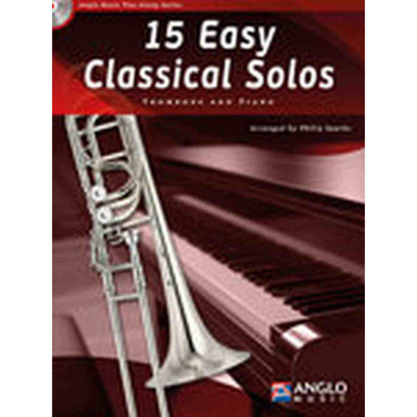 15 Easy Classical Solos for Trombone and Piano (G-nøkkel og F-nøkkel)