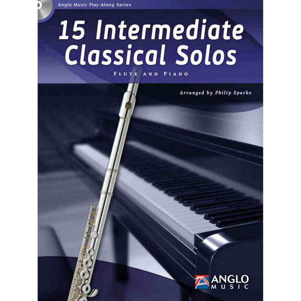 15 Intermediate Classical Solos for Fløyte og Piano