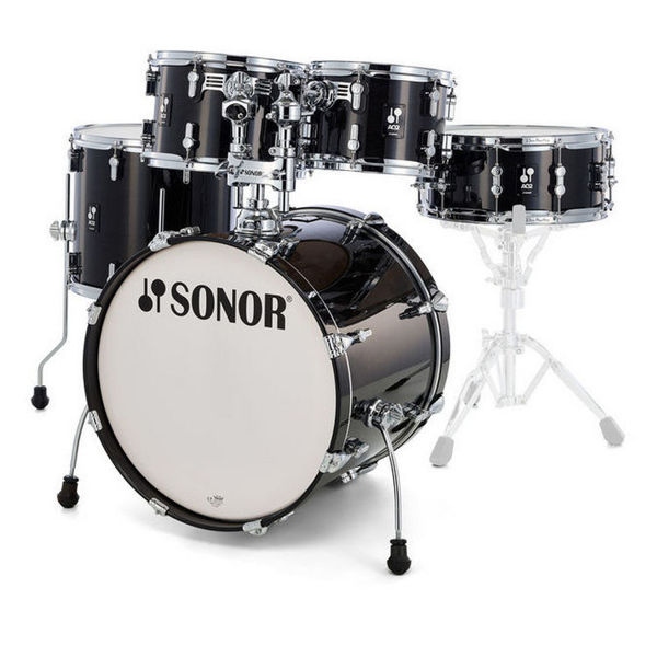 Slagverk Sonor AQ2 Stage Set TSB 13114, 22, Transparent Stain Black