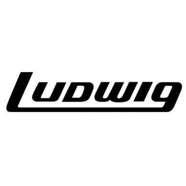 Klistremerke Ludwig AV8042A, Ludwig Decal White Bass Logo