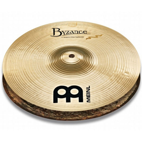 Hi-Hat Meinl Byzance Brilliant, Serpents 13, Pair, Derek Roddy