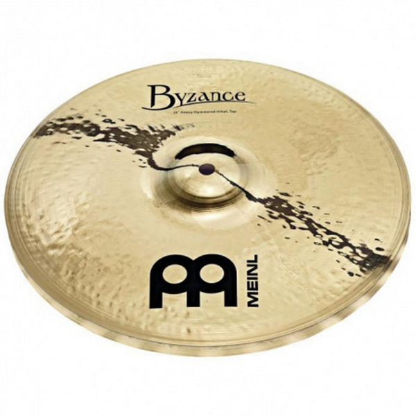 Hi-Hat Meinl Byzance Brilliant, Hammered Heavy 14, Pair