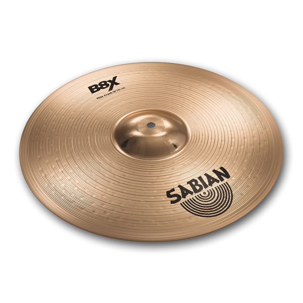 Cymbal Sabian B8X Crash, Thin 16, Brilliant