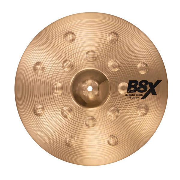 Cymbal Sabian B8X Crash, Ballistic 16, Brilliant