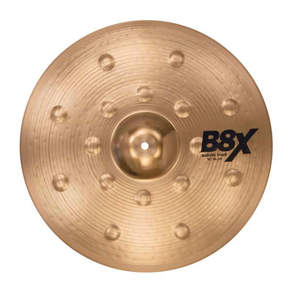 Cymbal Sabian B8X Crash, Ballistic 18, Brilliant