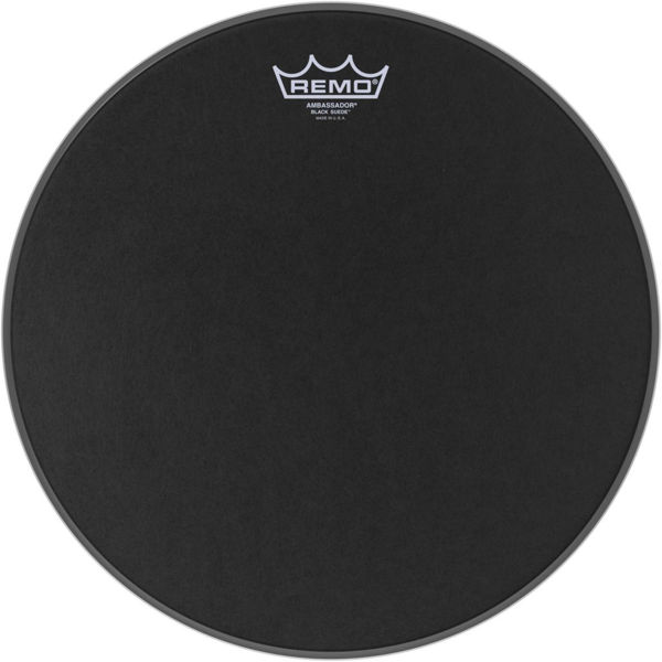 Trommeskinn Remo Black Suede Ambassador BA-0808-ES, 8