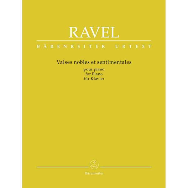 Valses nobles et sentimentales for piano, Maurice Ravel